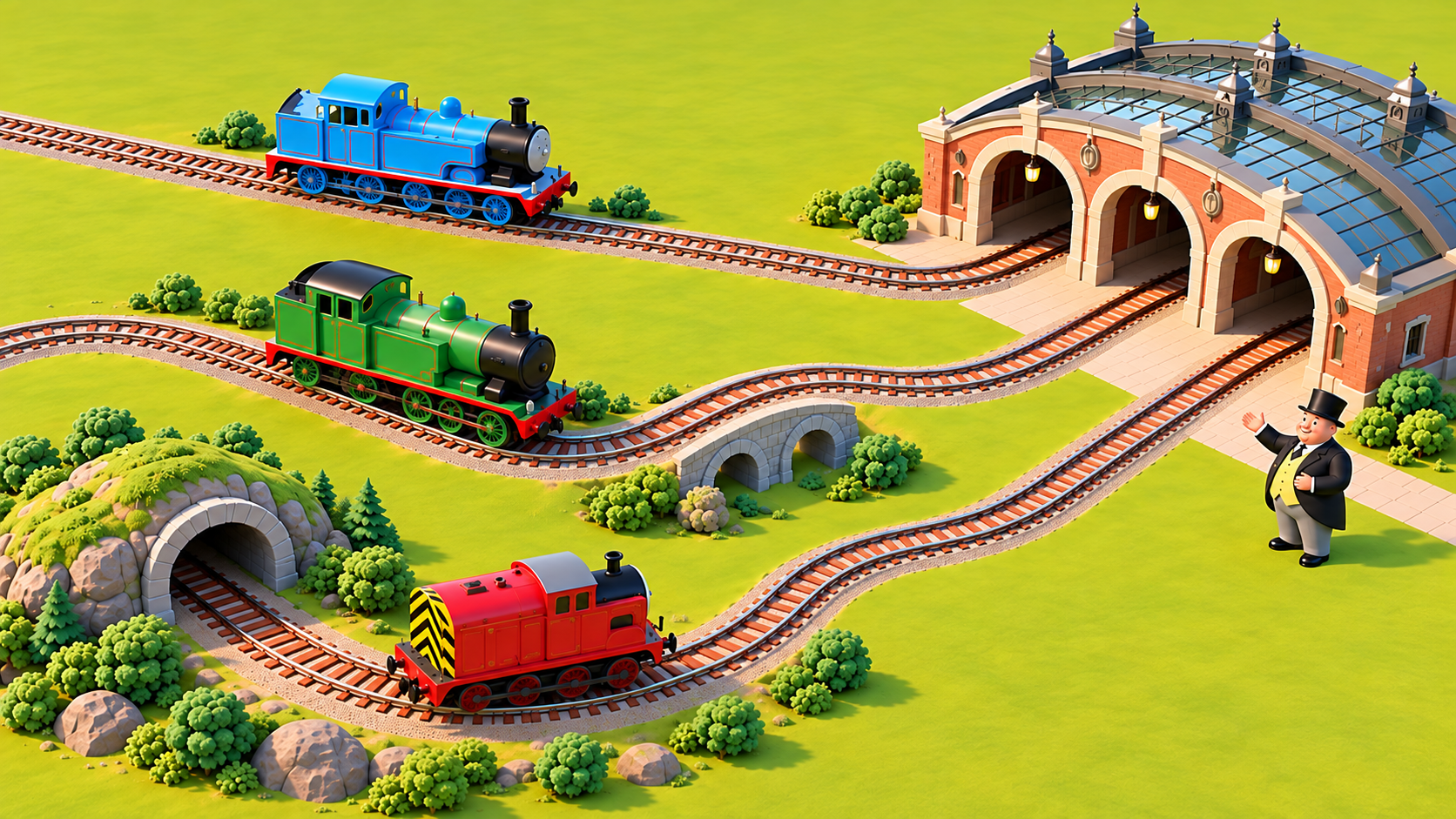 Train illustration accompanying the evaluation of checklist and workflow management software for Trust & Estate organizations.
